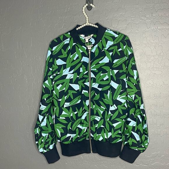 Walter Baker Verity Jacket Green Willow Printed Crepe - Picture 2 of 7